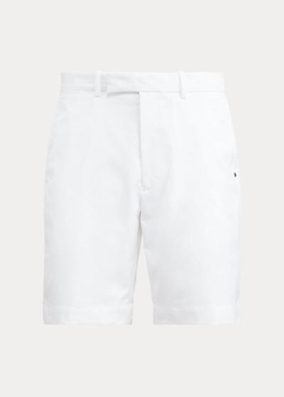 Pantalones Cortos Ralph Lauren Hombre Blancos - Classic Fit Performance - GRYLO7421